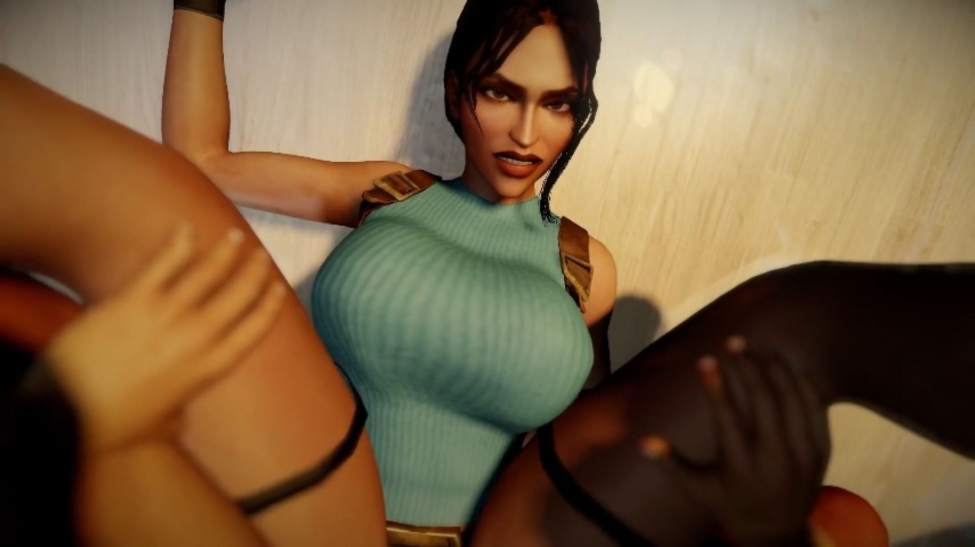 Wraith931:Fucking the Classic Lara Croft Upside Down | Tomb Raider Par