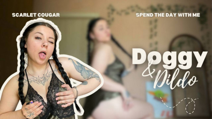 ScarlettCougar:Doggy style dildo