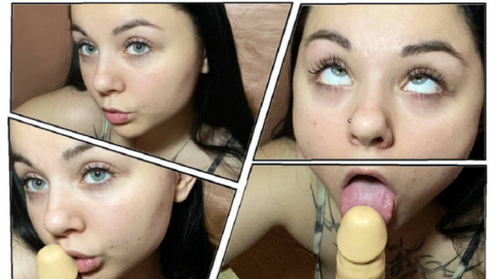 ScarlettCougar:Ahegao blowjob