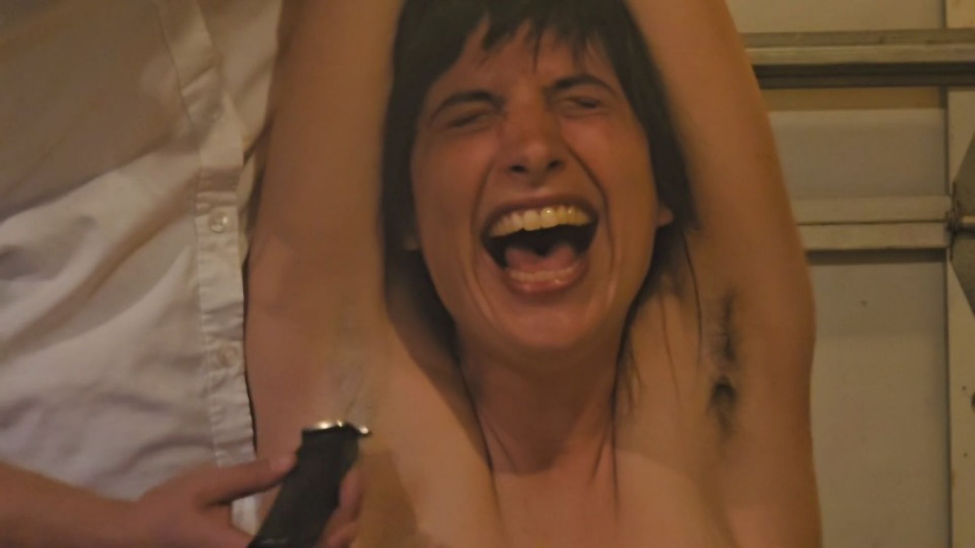 SuidaeSwineflew:ARMPIT SHAVE! TICKLED AND TIED