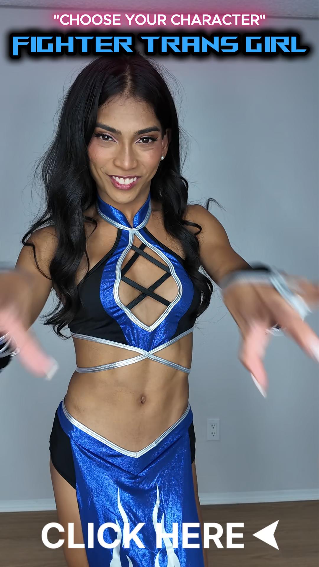 Imchanelchancex:Fighter Trans girl Show off her Big sword