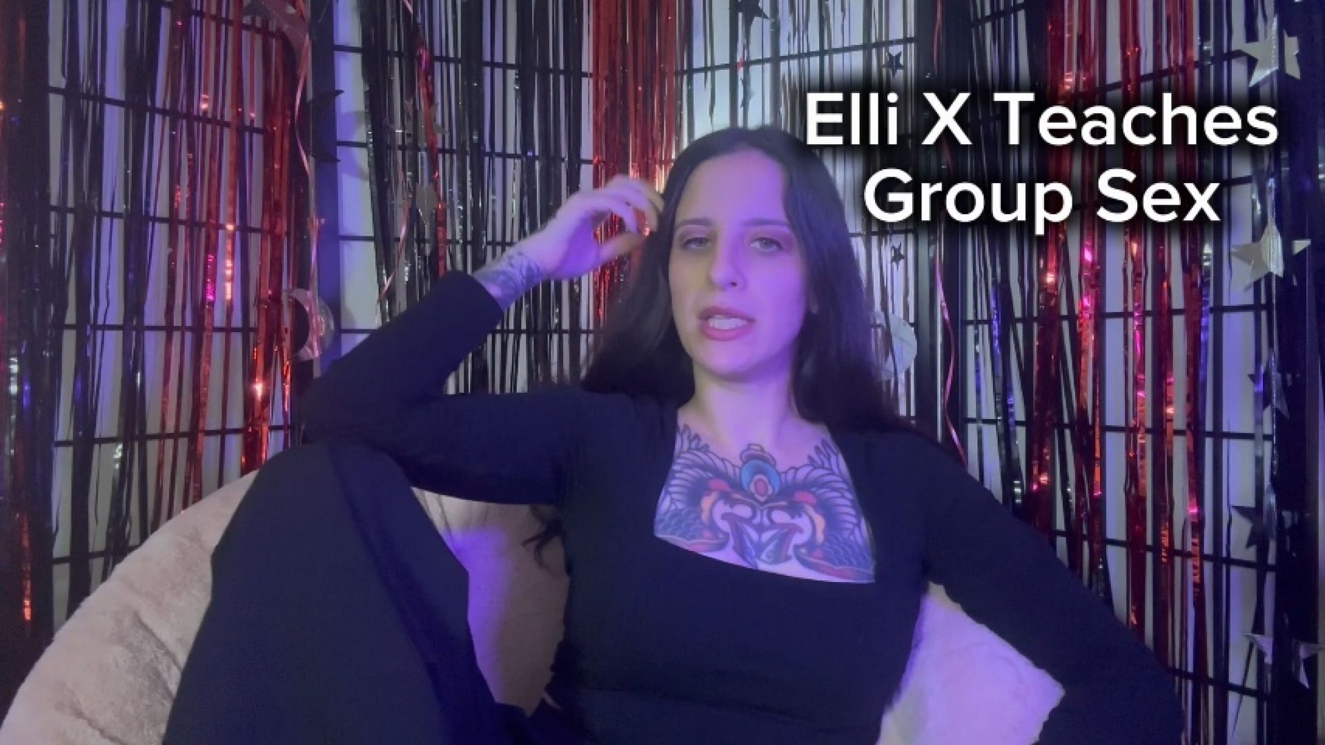 ellixraven:Elli X Teaches Group Sex