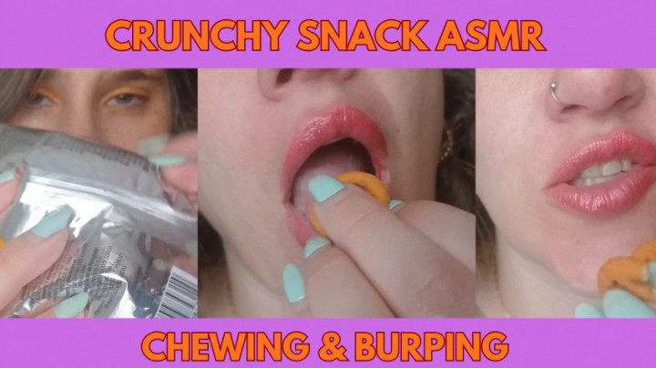 Blondie6789:Crunchy Snack ASMR  Chewing &amp;amp; Burping