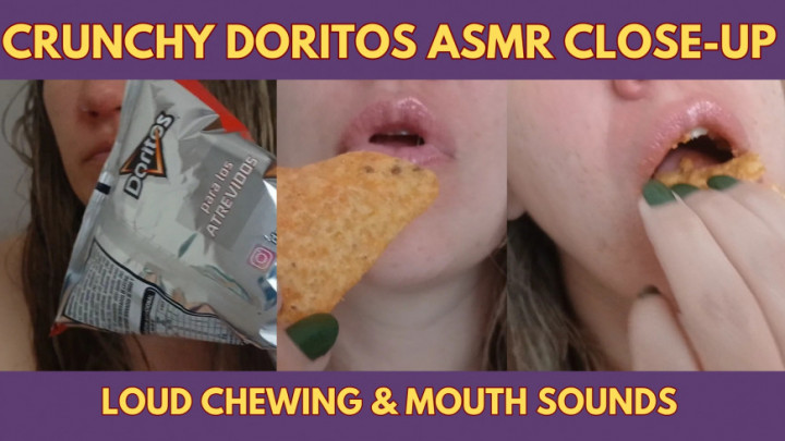 Blondie6789:Crunchy Doritos ASMR Close-Up