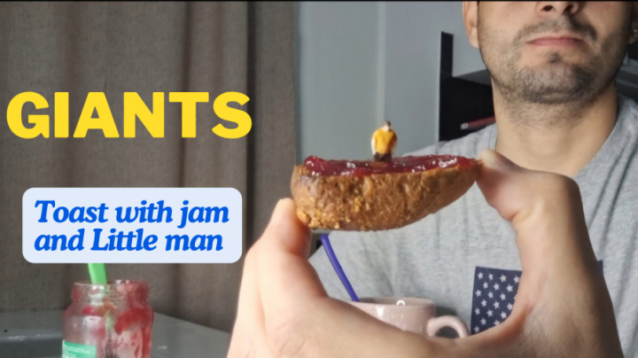 Mattw04:Giants: Toast with jam and Little man