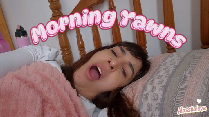 Alessiialove:Pov Yawning in the morning, hard to wake up
