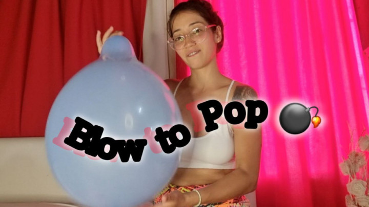 Grecia Laia:Look how big the balloon inflated and exploded
