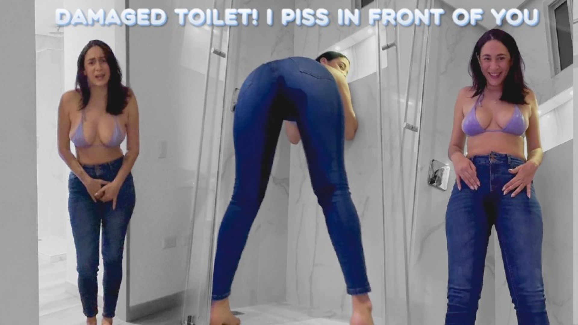 thaliacollinss:Damaged Toilet! I piss in front of you