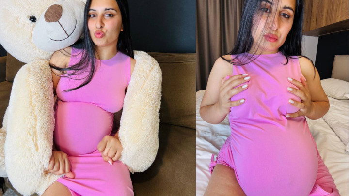 PregnantAmmy:Riding my dildo in cowgirl