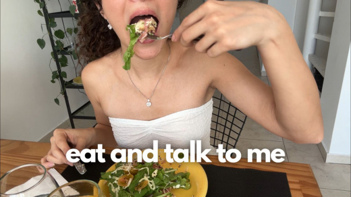 jasminepee:eat and talk to me - SFW