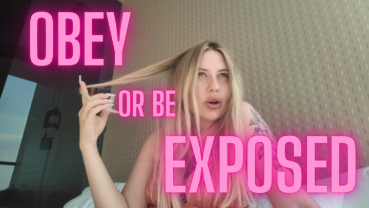 siennasupreme:Obedient or Exposed - Blackmail Fantasy You Can't Escape