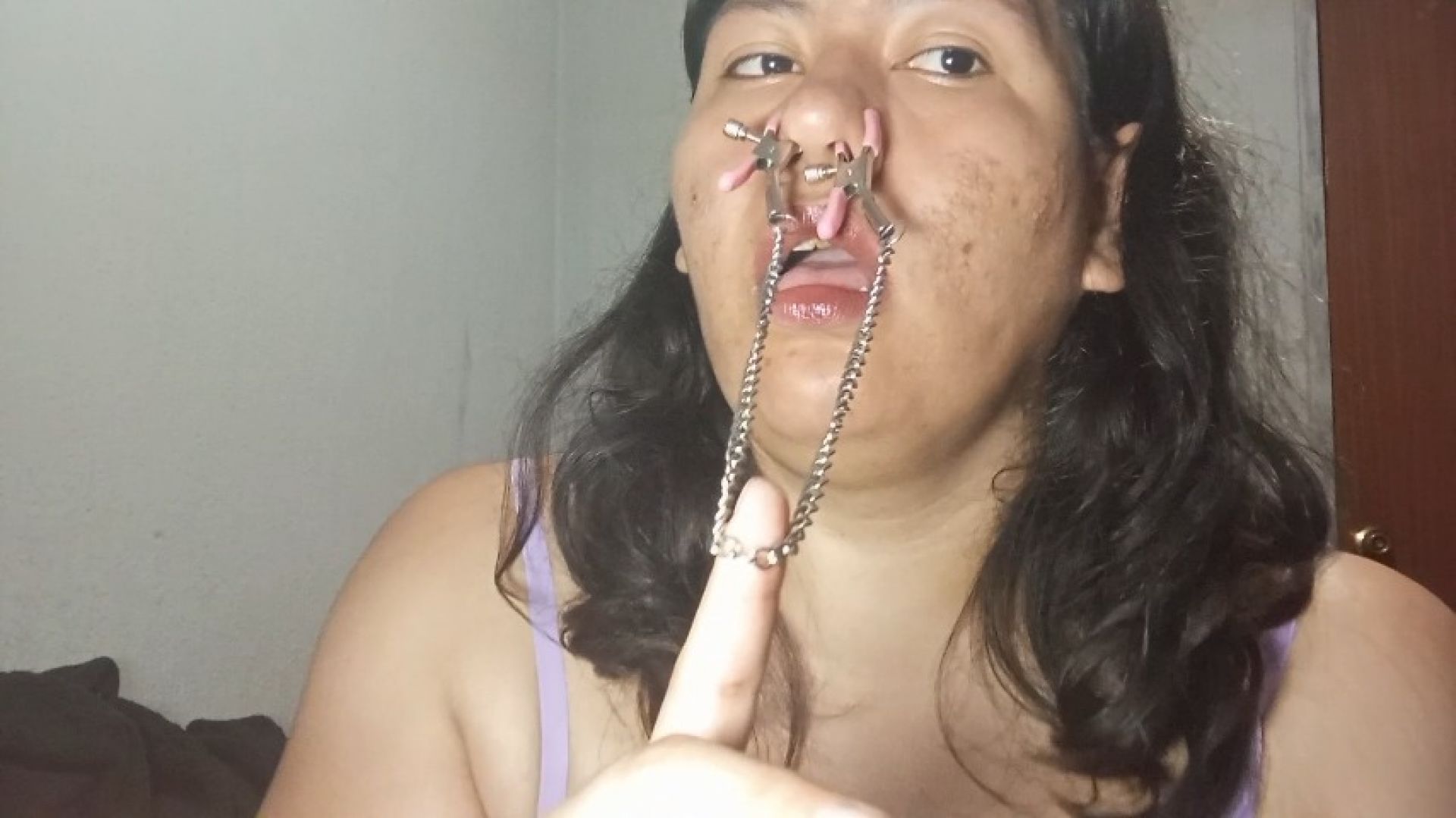 Raizelx117:Nose Play. Clamps On My Nose. Testing My Limits Part 3