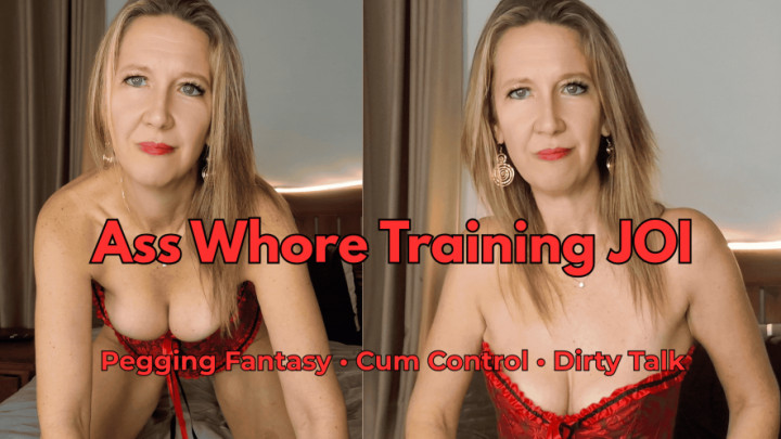 EllieDanielsVids:Ass Whore Training JOI