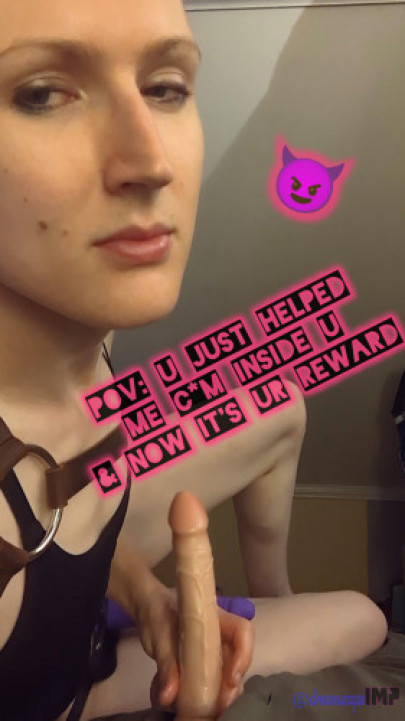 dreamscapeimp:POV: Impish Soft-domme Edges U to Completion