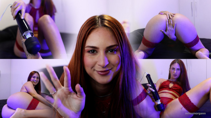 MileyMorgann:My First Time Playing with Toy - Multiple Orgasms