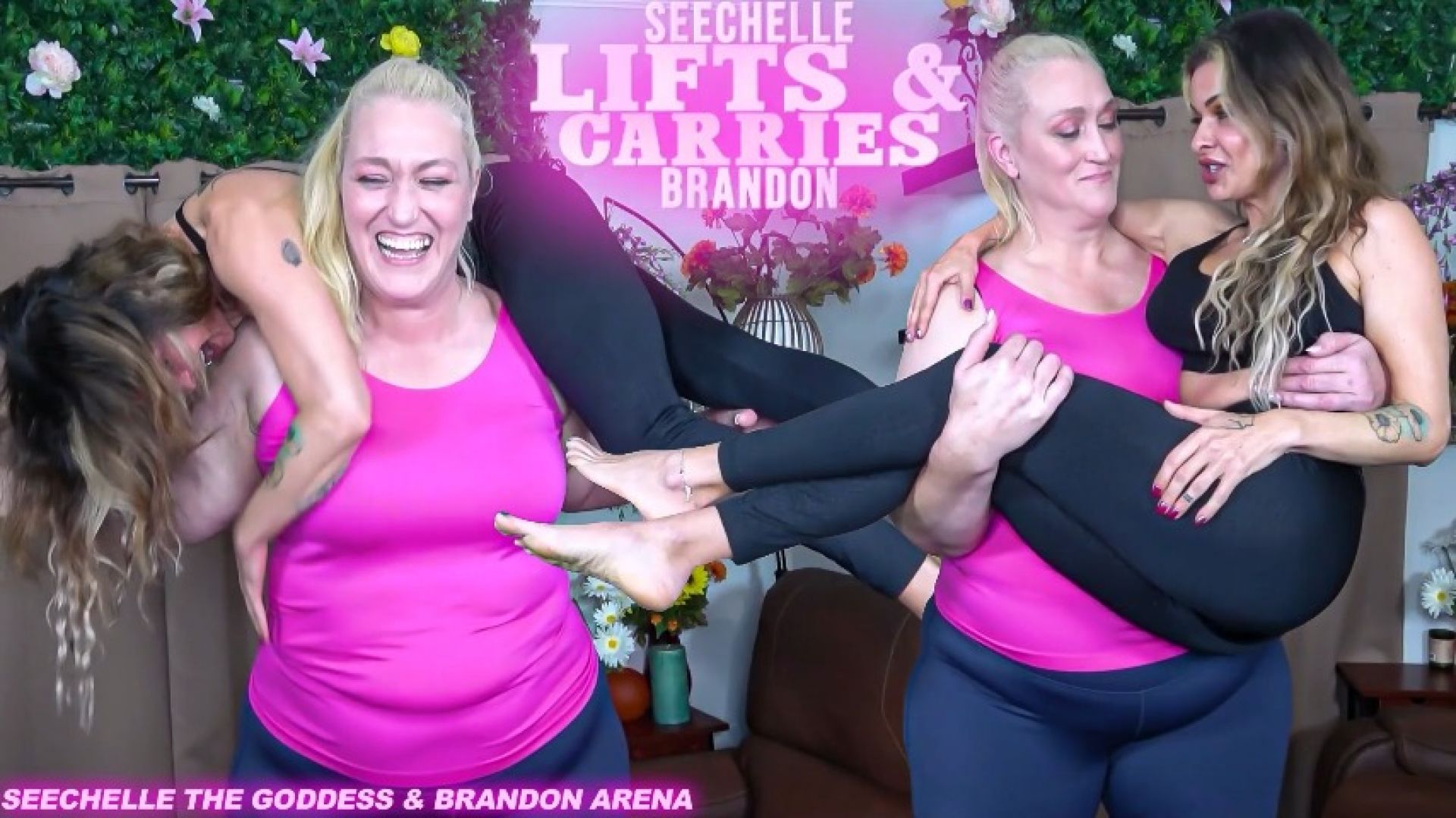 GoddessSeeChelle:SeeChelle Lifts &amp;amp; Carries Brandon