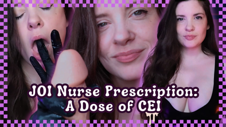 HannyTV:Nurse in Latex and Heels Edging Jerk Off Instruction and CEI
