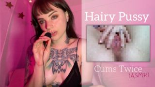 Hairy Pussy Cums Twice ASMR JasperSwift