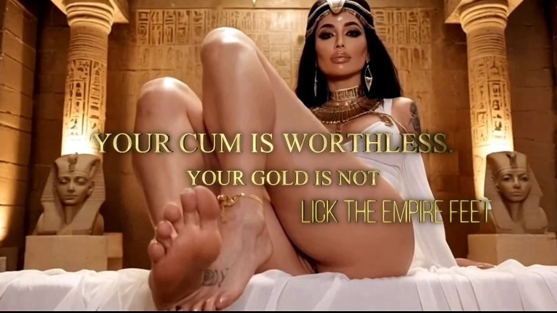 The GOLDY rush:LICK THE EMPIRE FEET