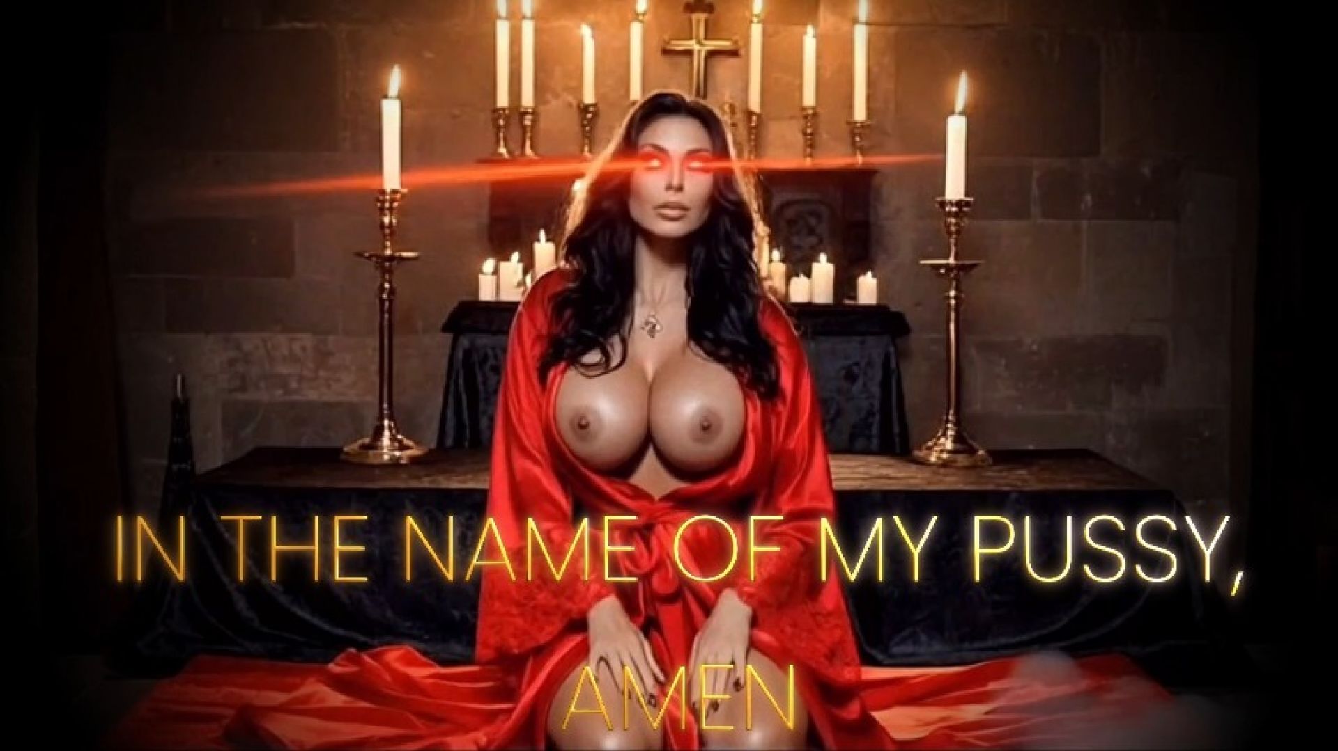 The GOLDY rush:IN THE NAME OF MY PUSSY, AMEN