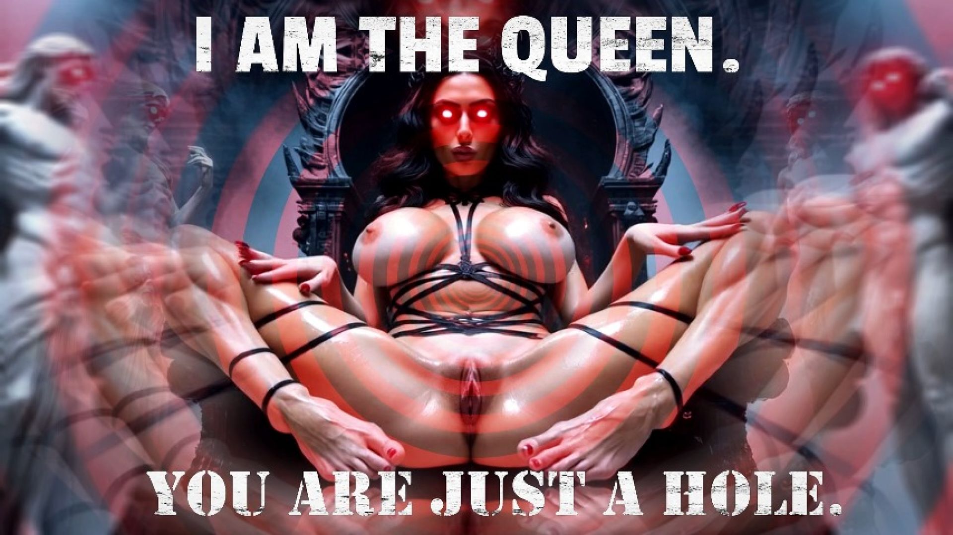 The GOLDY rush:I AM THE QUEEN. YOU ARE JUST A HOLE