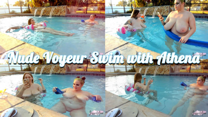 JessieMinx - Nude Voyeur Swim with Athena - ManyVids