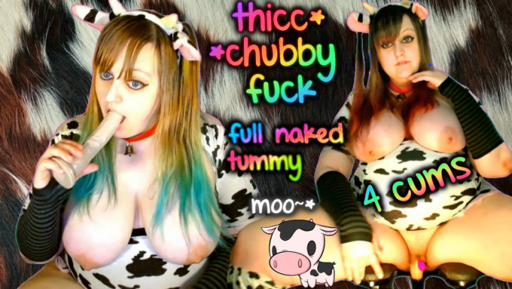 leaked Moo Cow 4 CUMS TUMMY NAKED Cowgirl Chubs thumbnail