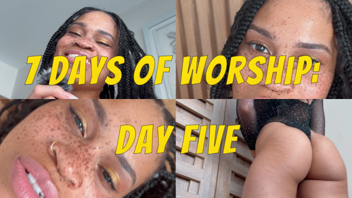 RosieReed:7 Days Of Worship: Day 5- Ebony Femdom Goddess Rosie Reed