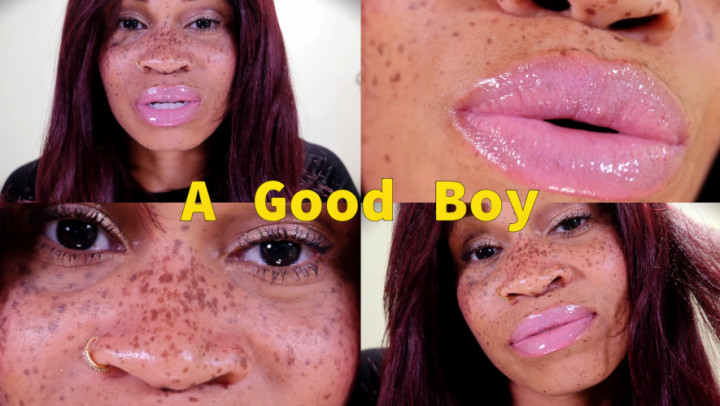 RosieReed:A Good Boy- Ebony Femdom Goddess Rosie Reed Slave Training