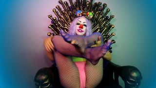 [276.70 MB] - Filthy Fishnet Clown Feet - Kitzi Klown