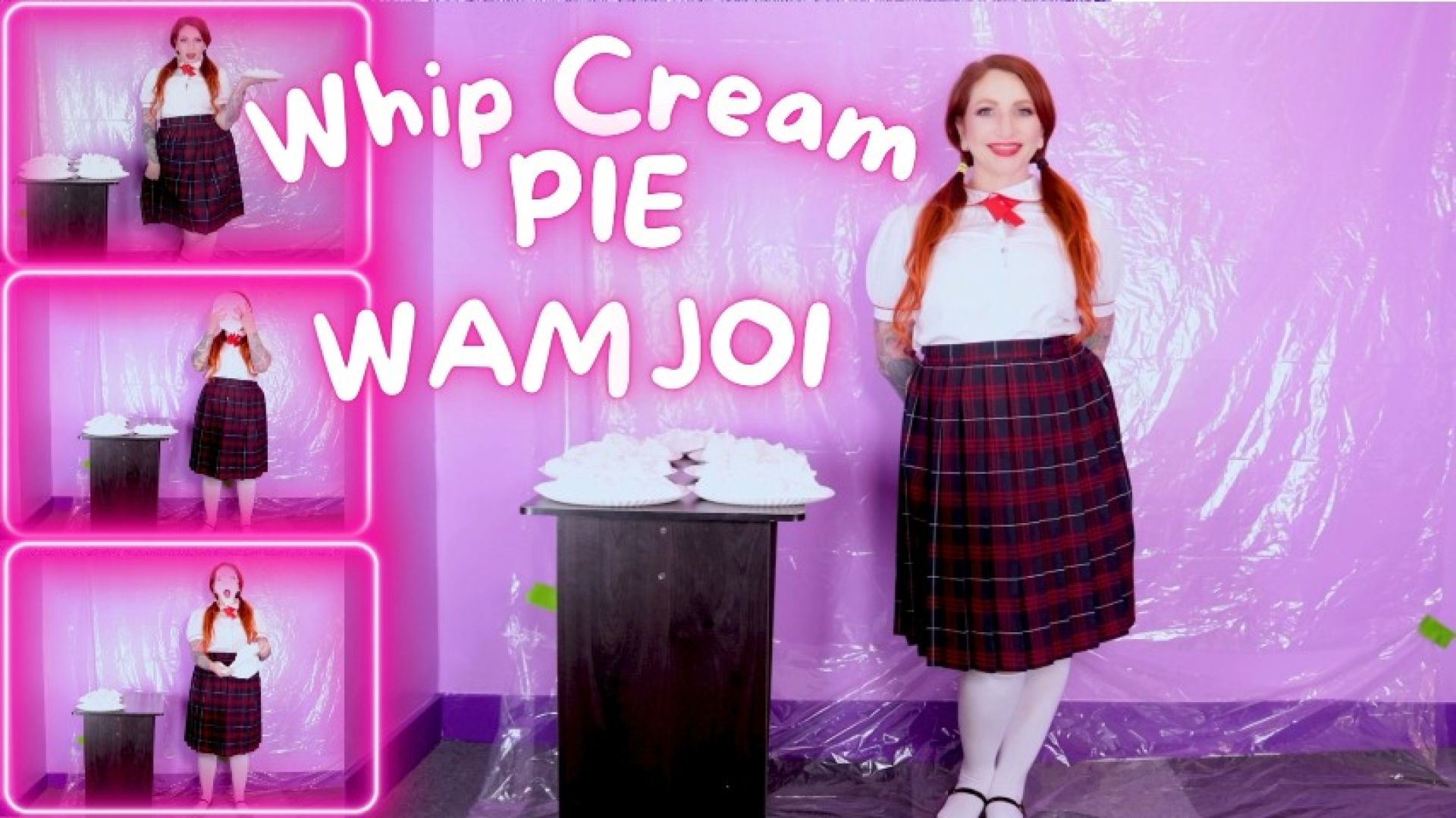 Olivia Rose:Whip Cream Pie WAM JOI