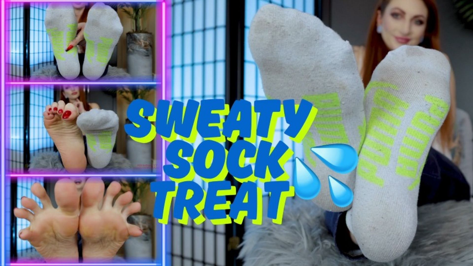 Olivia Rose:Sweaty Sock Treat For Foot Sluts