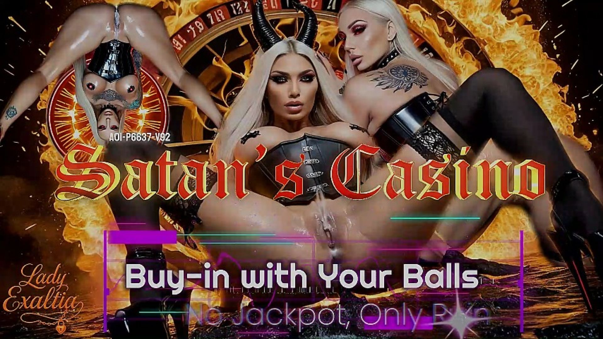 Goddess Malvoria:Satan s Casino Buy-in with Your Balls No Jackpot, Only Ruin