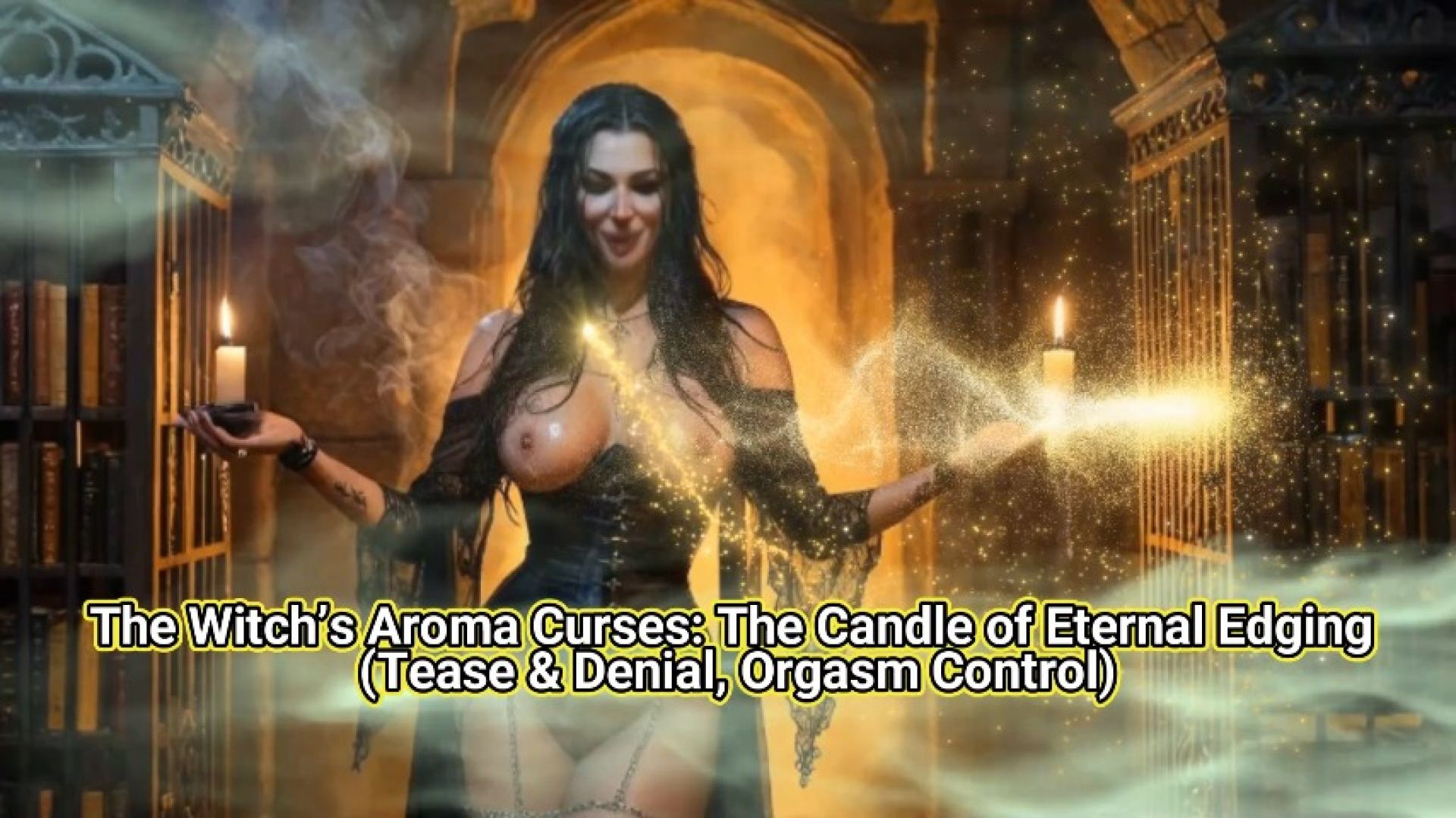 Goddess Malvoria:The Witch s Aroma Curses: The Candle of Eternal Edging