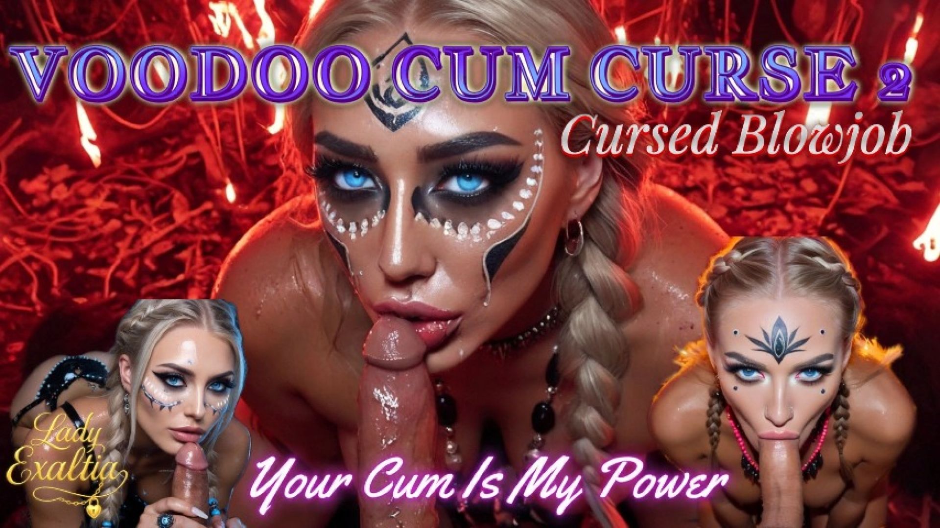Goddess Malvoria:VOODOO CUM CURSE 2 - Cursed Blowjob - Your Cum Is My Power