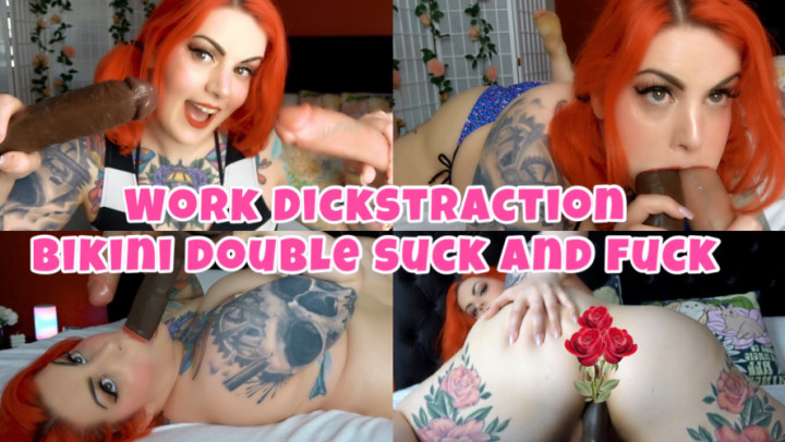 leaked Work DICKstraction - Horny GF Double Dick Fuck & Suck thumbnail