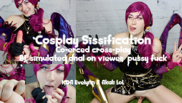Cosplay Sissification Kda Evelynn Akali
