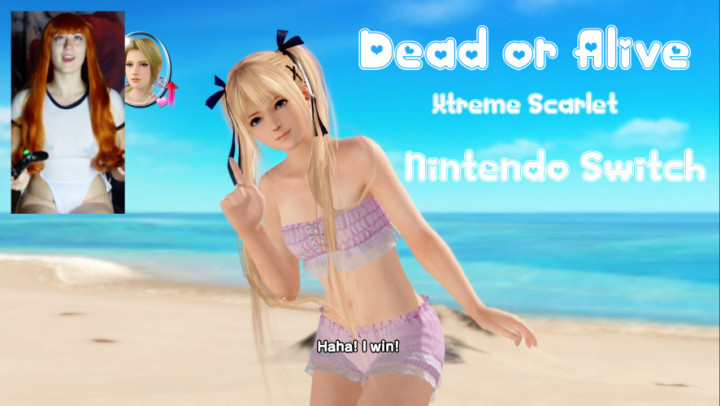 Kasumi at Da Beach Doa Xtreme Scarlet