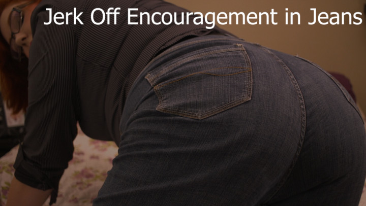Jerk Off Encouragement in Jeans CricketRose