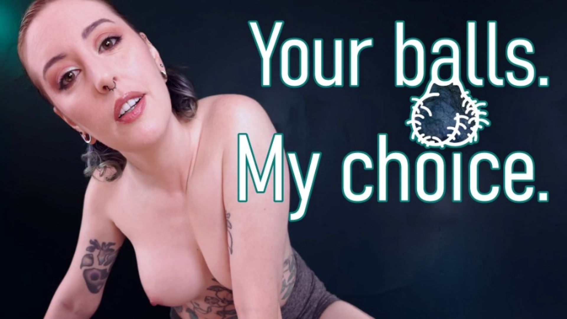 Miss Faith Rae:YOUR BALLS MY CHOICE - Topless Castration Gelding Dirty Talk