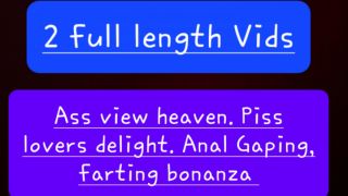 [1.58 GB] - Package deal: Pee/Anal/Farting/Gaping - SashaLynne
