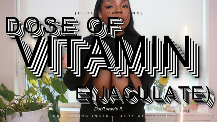 GoddessMarley:Dose of Vitamin Ejaculate) [closed captions