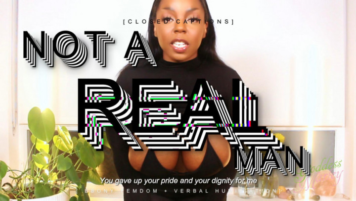 GoddessMarley:Not A REAL Man [closed captions
