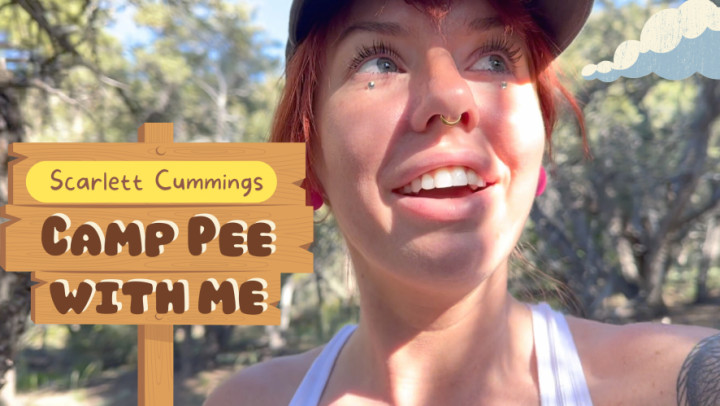 leaked Camp Pee with Me Fetish Scarlett Cummings thumbnail