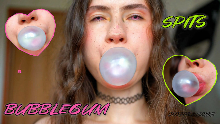 Rarible_Diamond:Bratty princess humiliated at you BubbleGum Popping and Spit