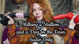 Milking a Stallion and Dog AUDIO ONLY delphoxi