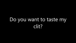 [1.05 GB] - Do you want to taste my clit - SunglassesPio