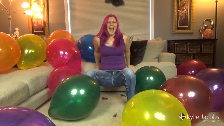 Kylie Jacobs Balloon Mega 17 Inch Balloon Sit Pop Manyvids 9372