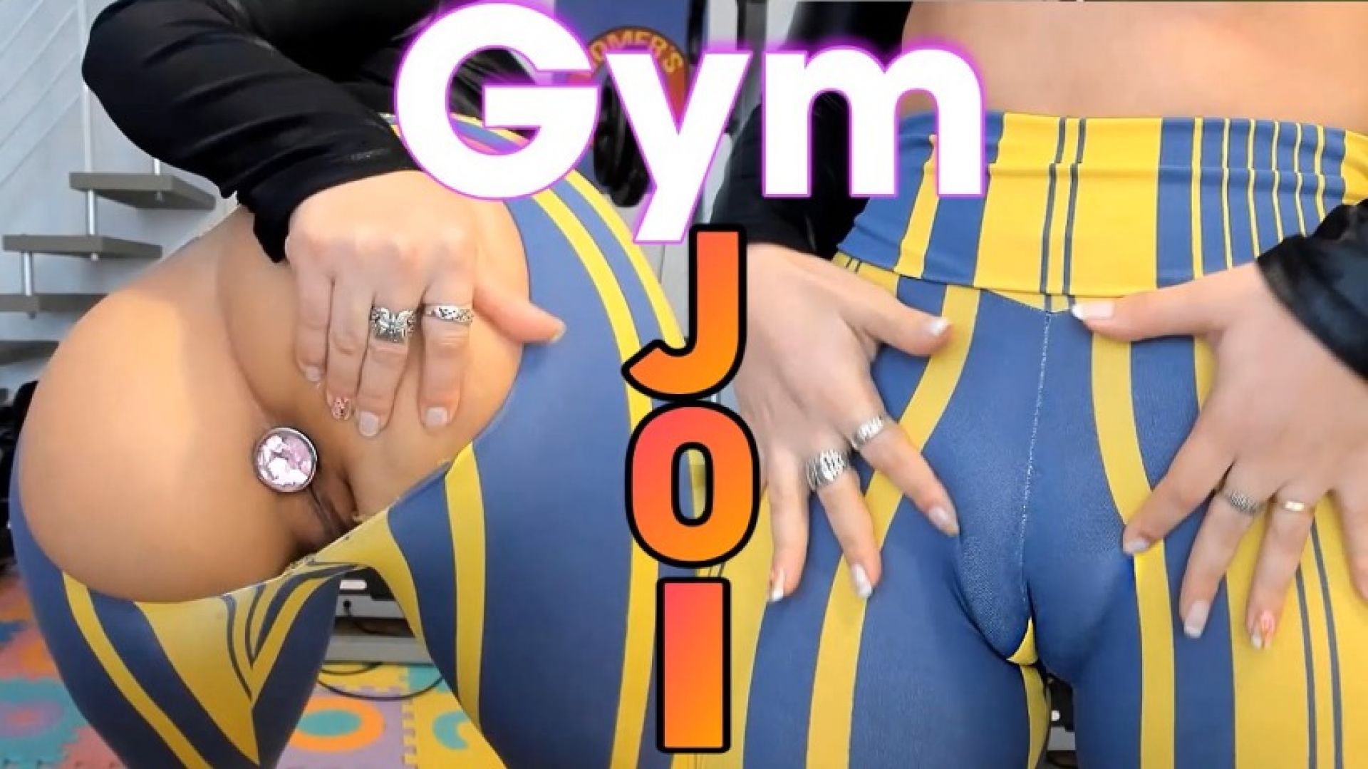 Emanuelly Raquel:ROLEPLAY JOI for the sexy girl from the gym DILDO RIDING