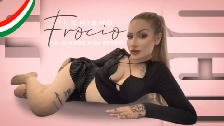 Goddess Isabel:Ti chiamo frocio fin quando non sborri ITA
